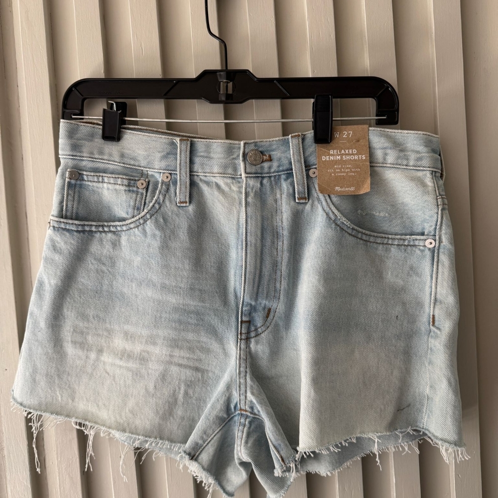 Madewell Relaxed Denim Shorts